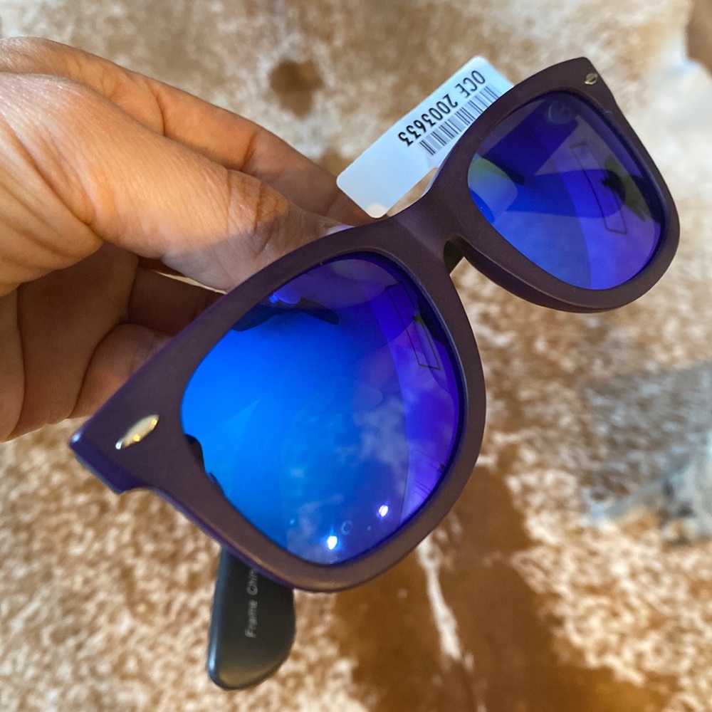 Swiss design Palm Springs purple sunglasses